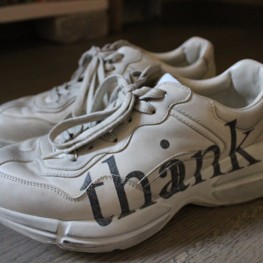 GUCCI Rhyton x Richard Hall & Christopher Wool rare low top Sneakers M-7/W-9